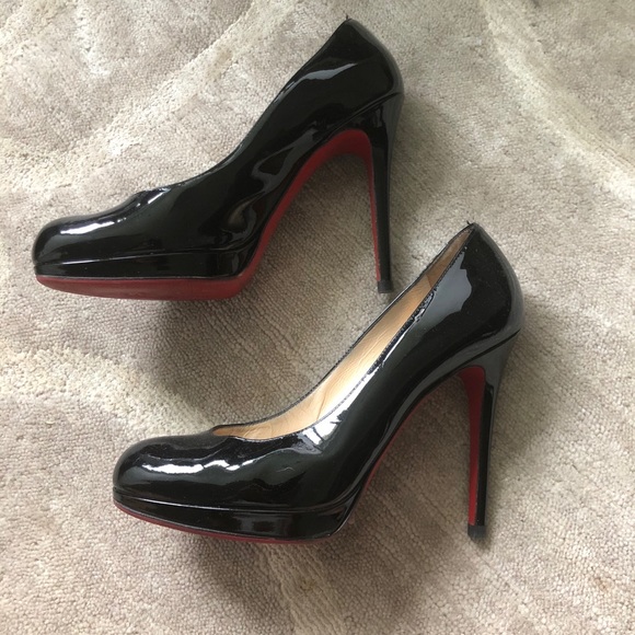 Christian Louboutin Shoes - Christian Louboutin Black Patent Leather Pumps
